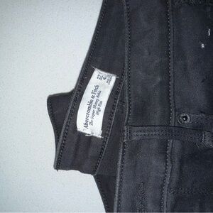 Abercrombie & Fitch Women’s  Dark Black Distressed  Jeans